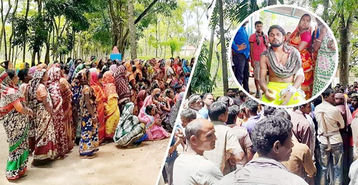 কমলগঞ্জে দলই চা বাগানে কর্মবিরতি ব্যবস্থাপকের বাসভবন ঘেরাও