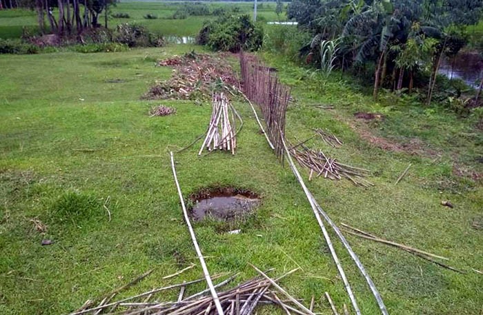 কমলগঞ্জে শ্মশানঘাট ও পুকুর জবর দখলের অভিযোগ