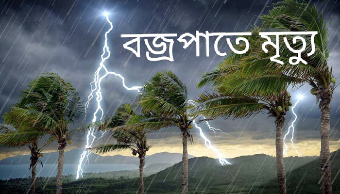 বজ্রপাতে বছরে ৫শ থেকে ১ হাজার মানুষের মৃত্যু হয় দেশে