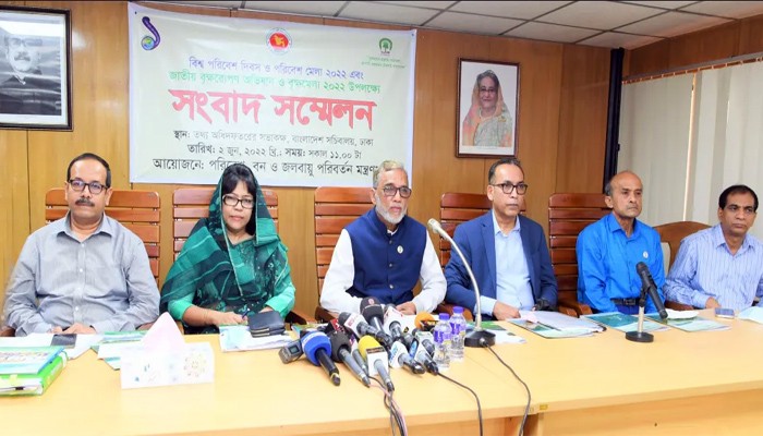 আগামীকাল ৫ জুন বিশ্ব পরিবেশ দিবস পালিত হবে নানা আয়োজনে–সংবাদ সম্মেলনে পরিবেশমন্ত্রী