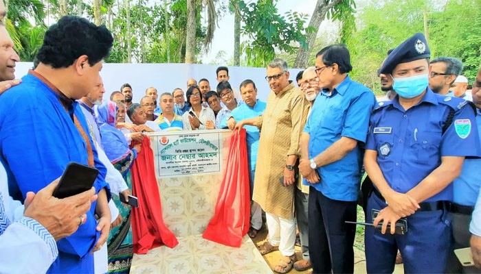 মৌলভীবাজার শহরতলীর ঘড়ুয়া এলাকায় ন্যাশনাল হার্ট ফাউন্ডেশন এর ভিত্তিপ্রস্তর স্থাপন