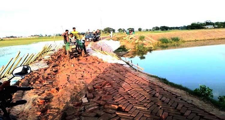 জামালগঞ্জ-সুনামগঞ্জ সড়কের বেহাল দশায় চরম দুর্ভোগ