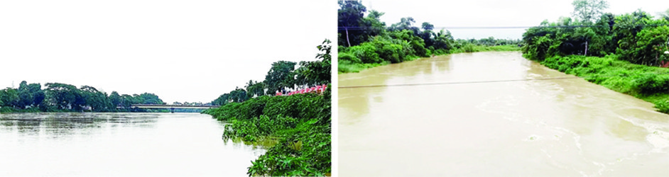 মৌলভীবাজারে কুশিয়ারা, মনু ও ধলাই নদীর পানি বৃদ্ধি পাওয়ায় বন্যার আশঙ্কা