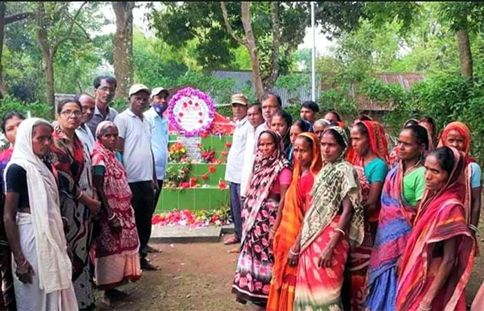 কমলগঞ্জ উপজেলার শমশেরনগর চা বাগানে ৫৩তম শহীদ নীরা বাউরী দিবস পালিত