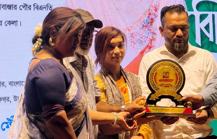 মৌলভীবাজারে নৃত্যশিল্পী ও নৃত্য প্রশিক্ষক নাজিয়ার ইতালি গমন উপলক্ষ্যে বিদায় সংবর্ধনা